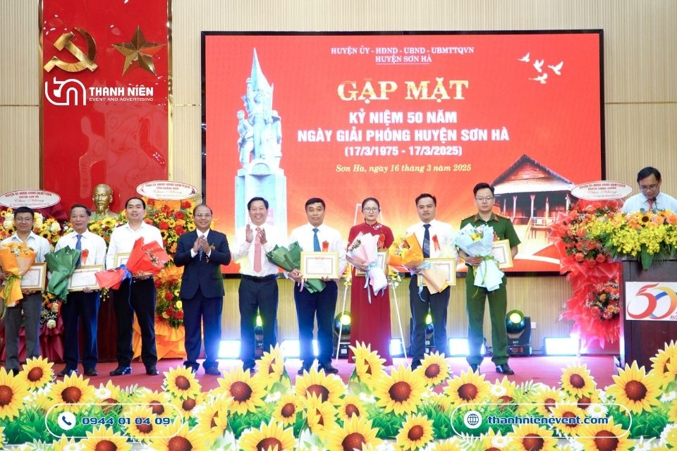 Tổ Chức Đại Lễ Kỷ Niệm 50 Năm Giải Phóng Huyện Sơn Hà le ky niem huyen son ha 3