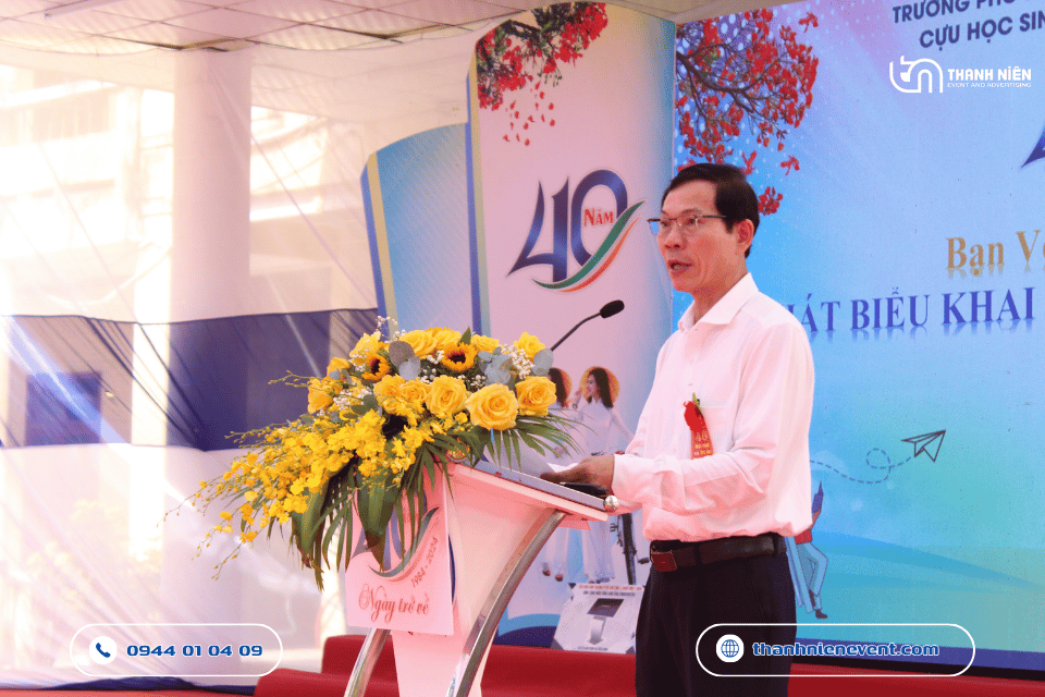 DỰ ÁN: Tổ Chức Sự Kiện Hội Khóa 40 Năm Đầy Cảm Xúc to chuc su kien hoi khoa 7