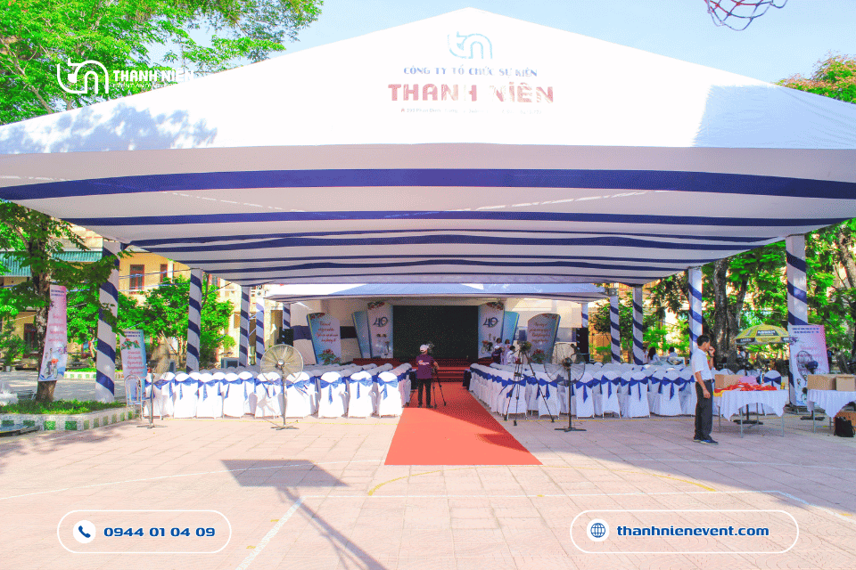 DỰ ÁN: Tổ Chức Sự Kiện Hội Khóa 40 Năm Đầy Cảm Xúc to chuc su kien hoi khoa