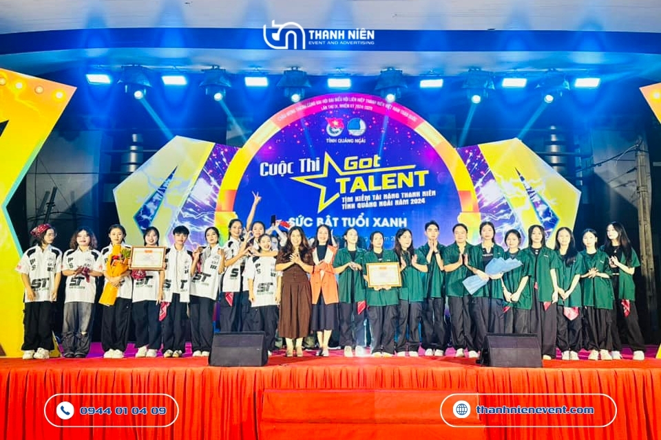 DỰ ÁN: Bùng Nổ Sân Khấu Cuộc Thi “Got Talent” Đầy Sắc Màu Vận hành chuyên nghiệp với đội ngũ nhân sự tận tâm