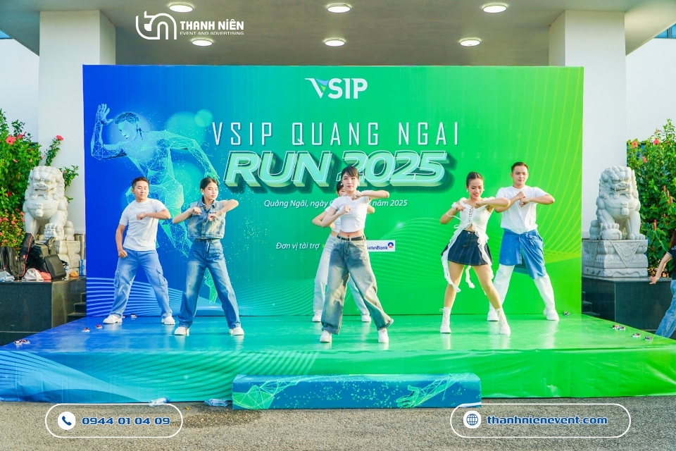 DỰ ÁN: Bứt Phá Sức Trẻ Cùng Giải Chạy Bộ VSIP Quảng Ngãi Run 2025 Sân khấu chuyên nghiệp, bùng nổ với các nhóm nhạc chuyên nghiệp
