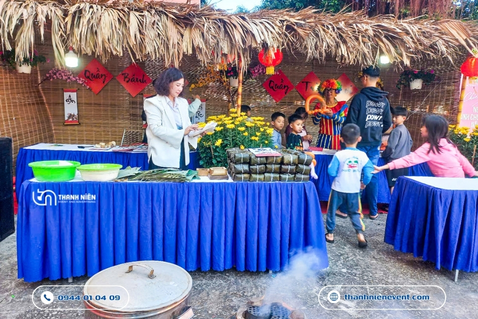 DỰ ÁN: Gắn Kết Tình Thân Tại Sự Kiện “Bánh Chưng Xanh” Công Ty BSR 2025 Người tham dự ngày hội được trải nghiệm nhiều hoạt động đầy ý nghĩa