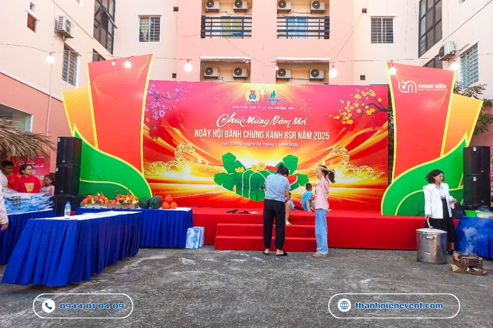 DỰ ÁN: Gắn Kết Tình Thân Tại Sự Kiện “Bánh Chưng Xanh” Công Ty BSR 2025 su kien ngay hoi banh chung xanh 6