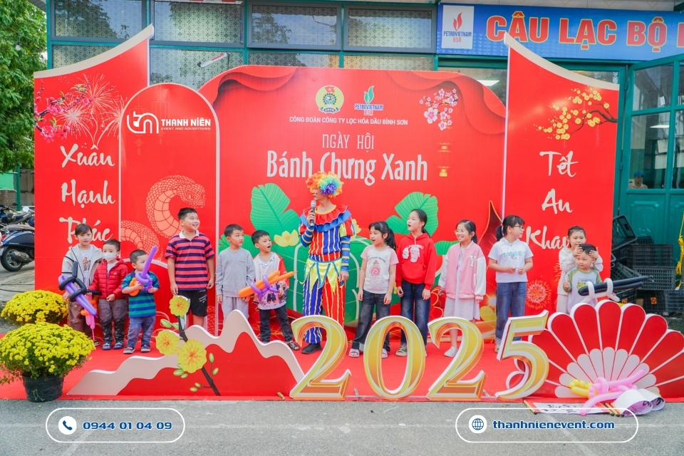 DỰ ÁN: Gắn Kết Tình Thân Tại Sự Kiện “Bánh Chưng Xanh” Công Ty BSR 2025 su kien ngay hoi banh chung