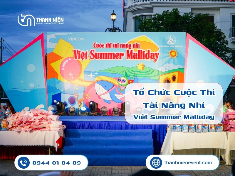 Không Gian Tổ Chức Cuộc Thi Tài Năng Nhí Đầy Chuyên Nghiệp
