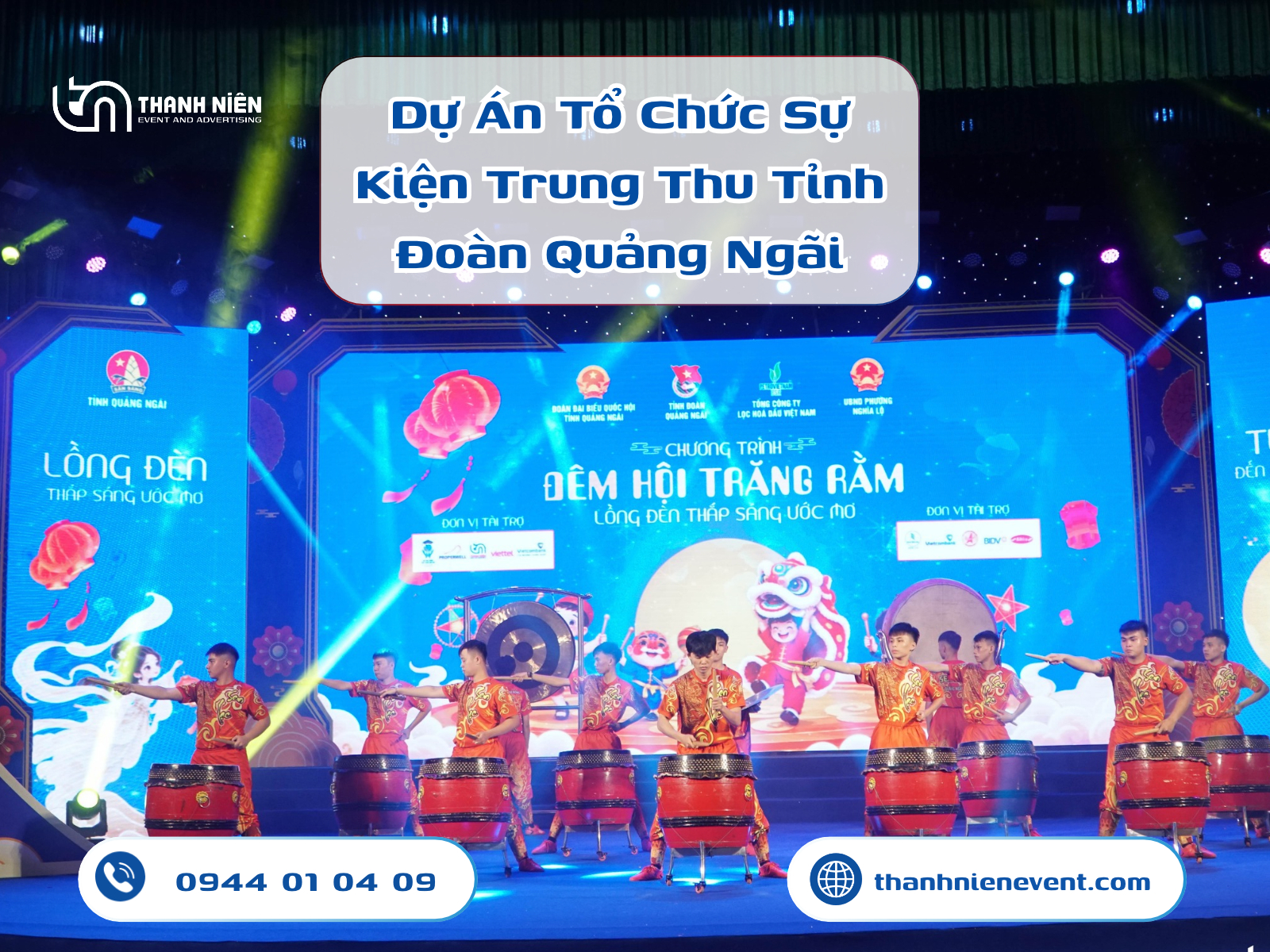 tổ chức sự kiện Trung thu Tỉnh đoàn Quảng Ngãi