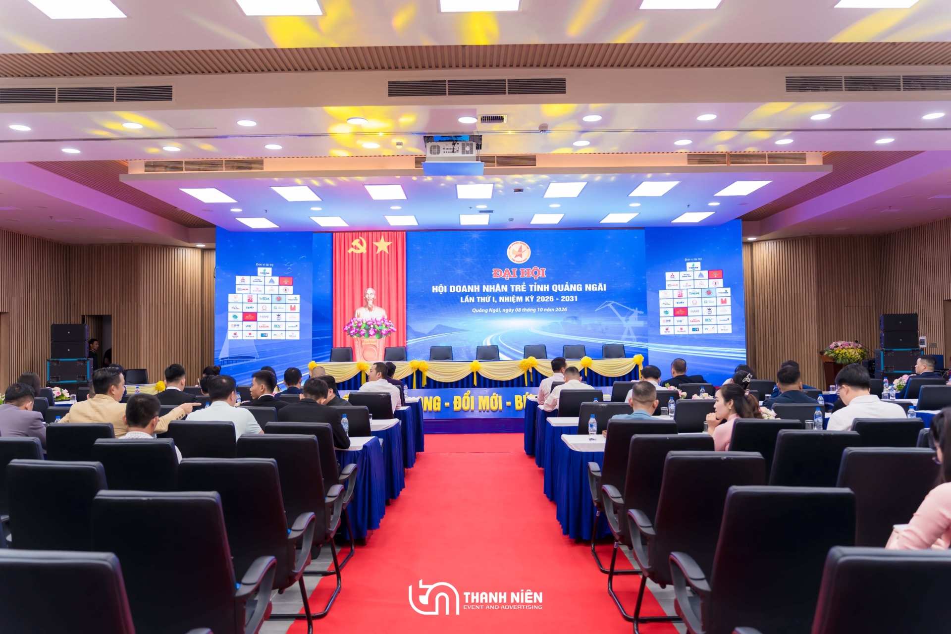 Dự Án Tổ Chức Đại Hội Hội Doanh Nhân Trẻ Tỉnh Quảng Ngãi 2026 Trọn Gói 7V 00229