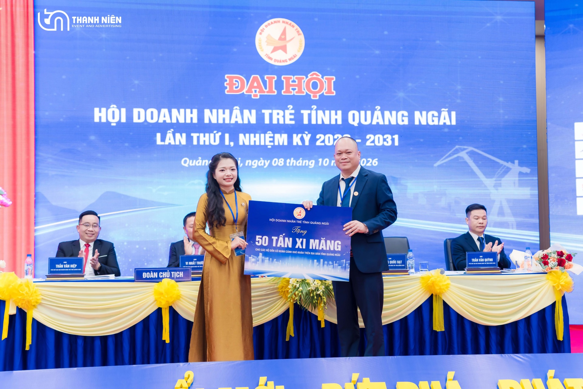 Dự Án Tổ Chức Đại Hội Hội Doanh Nhân Trẻ Tỉnh Quảng Ngãi 2026 Trọn Gói 7V 01641