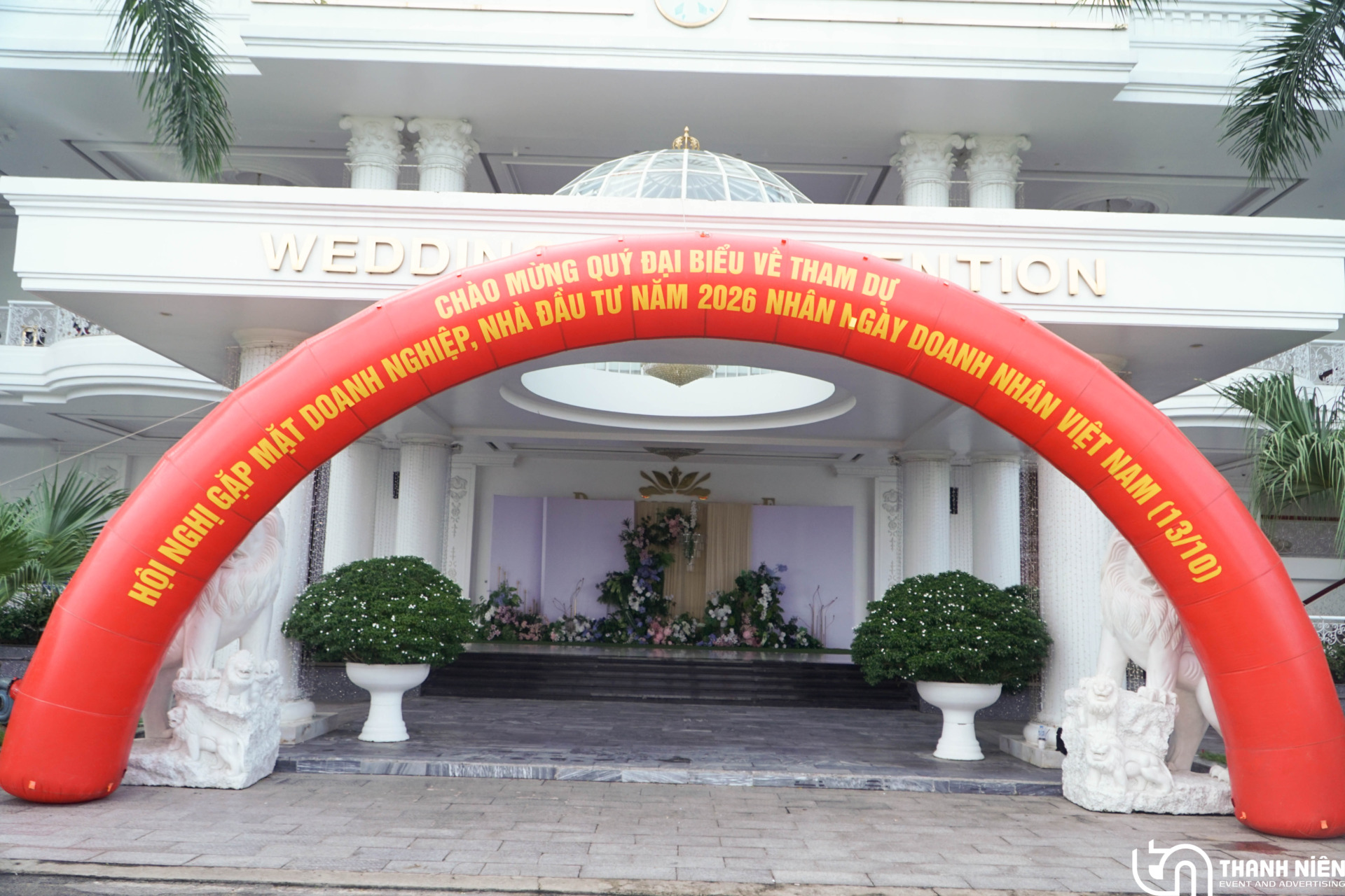 Dự án tổ chức hội nghị gặp mặt doanh nghiệp Quảng Ngãi Cổng hơi chào mừng & Hệ thống tổ chức hội nghị gặp mặt doanh nghiệp