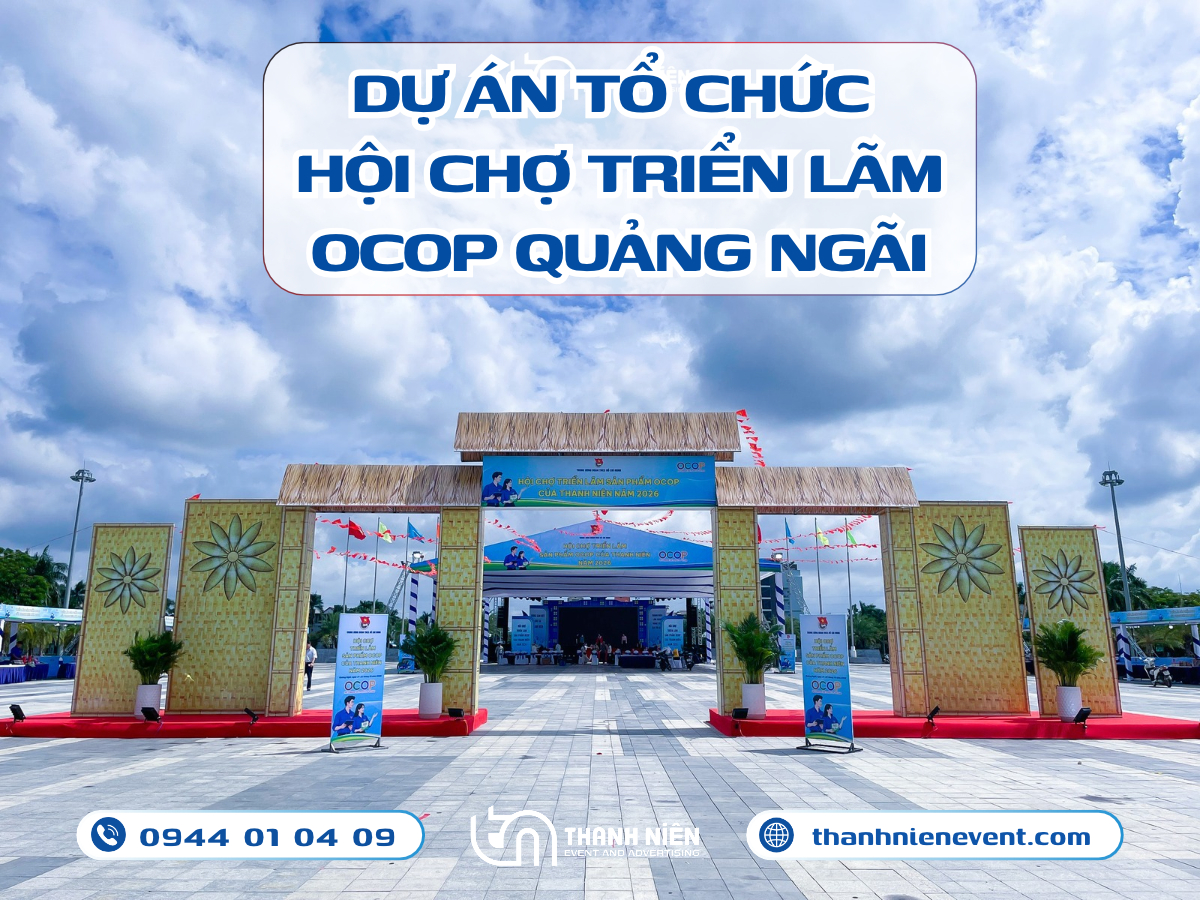 tổ chức hội chợ triển lãm OCOP Quảng Ngãi