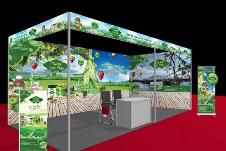 thiết kế gian hàng hội chợ tại quảng ngãi